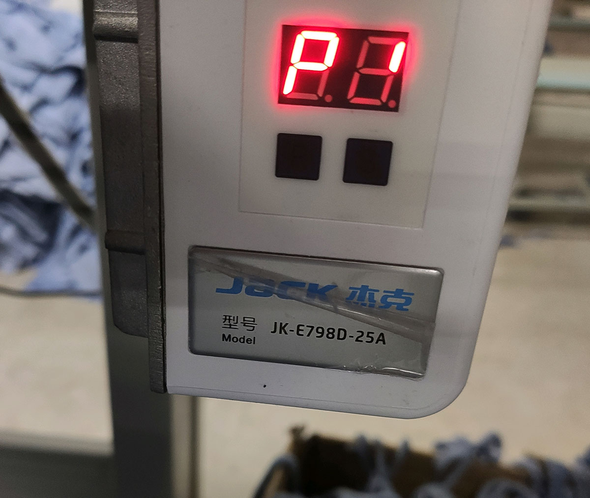 杰克JACK,JK-E798D-25A怎么調(diào)速度？